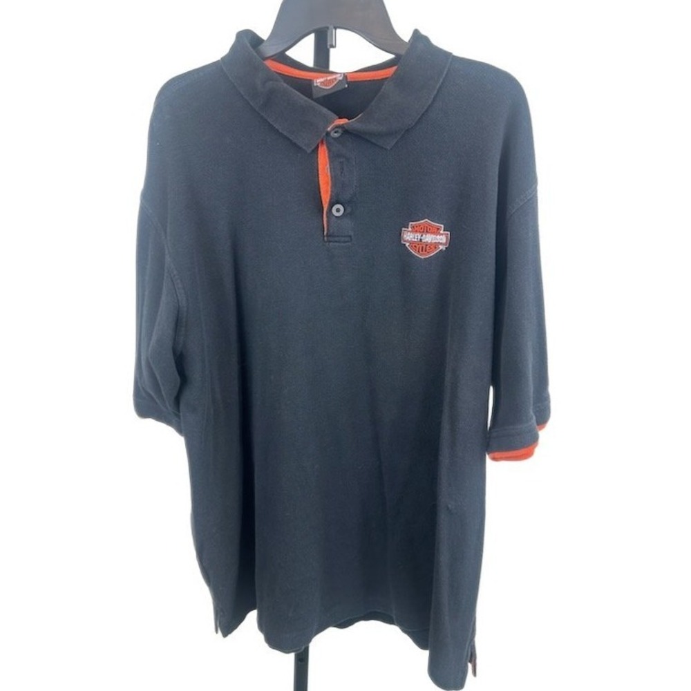 Classic Harley-Davidson Polo Boswells Nashville‎ Tennessee Logo Shirt Size Large
